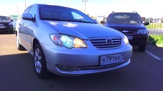 2008 BYD F3. Обзор (интерьер, экстерьер, двигатель).