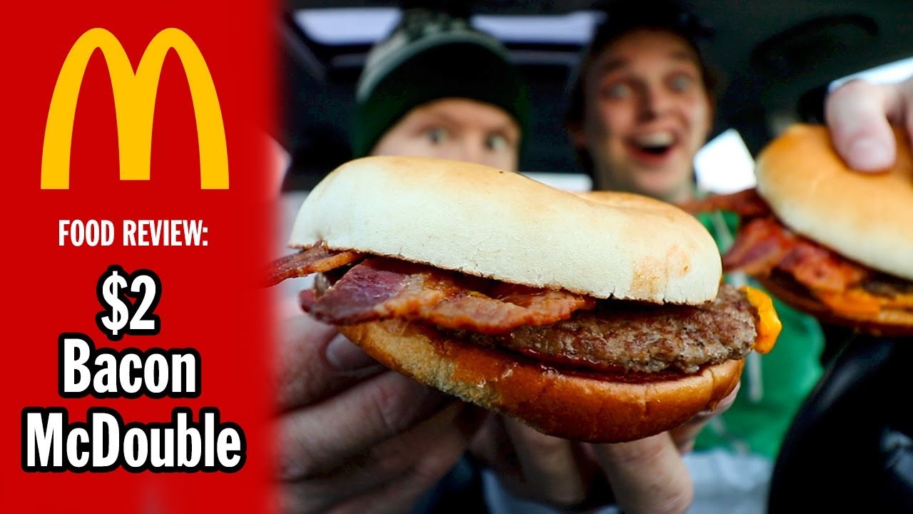 McDonald's 2 Bacon McDouble Food Review Season 5, Episode 17 YouTube