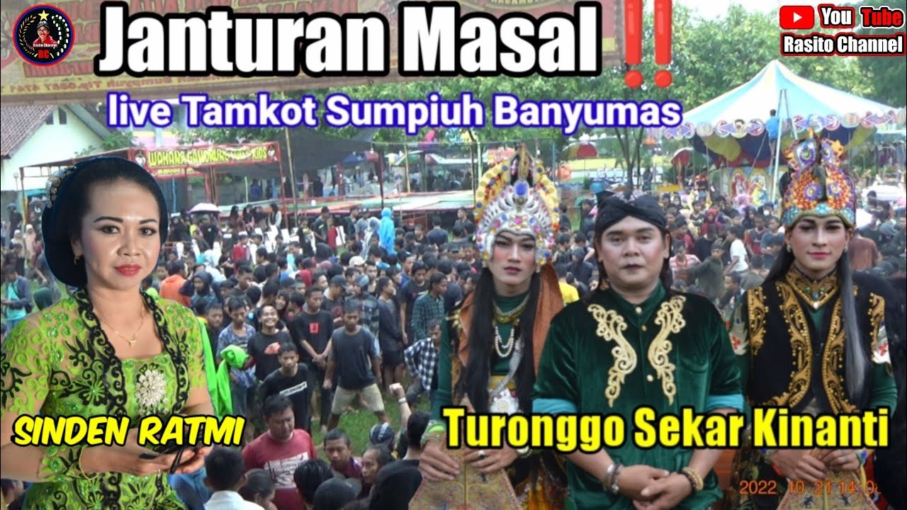Janturan Masal‼️ Ebeg TURONGGO SEKAR KINANTI live Taman Kota Sumpiuh