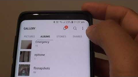 Samsung Galaxy S9 / S9+: How to Enable / Disable Image Gallery Notifications of Share Album