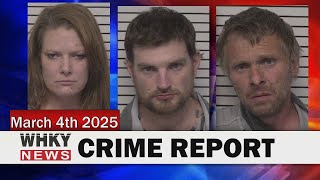 IREDELL TRAFFIC STOP LEADS TO DRUG & FIREARMS CHARGES | WHKY News -- Crime Report: Tuesday, 03/04/25