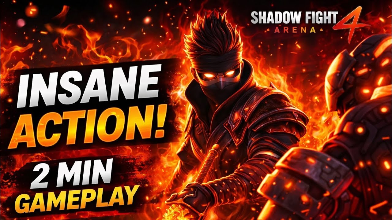 This 2 Minute Shadow Fight Arena 4 Gameplay Is CRAZY 😳🔥