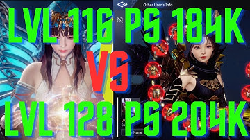 MIR4 PVP TAOIST - CAN I WIN WITH 20K PS DIFFERENCE? LVL 116 PS 184K VS LVL 128 PS 204K