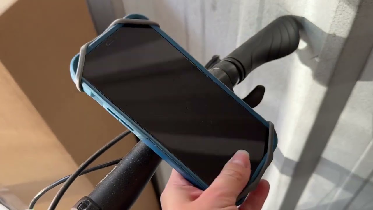 Nite Ize Wraptor Rotating Smartphone Bar Mount - Phone Holder for Bike Handlebars, Shopping Cart