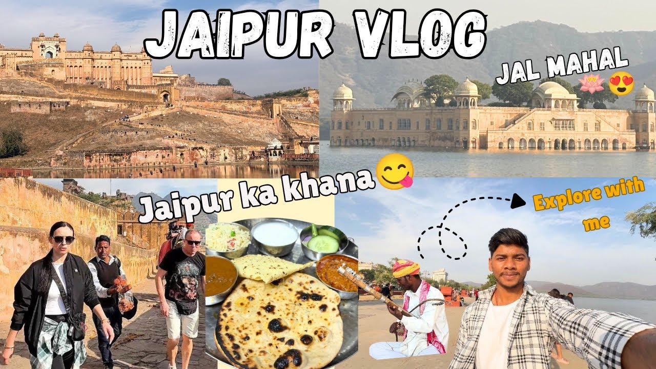 Finally😍 Jaipur Vlog✨ |Jaipur Tourist Place- Pink City of India♥️