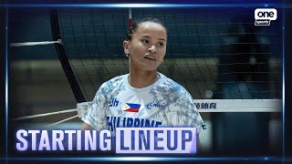 Fille CaingletCayetano, Ayel Estrañero on Alas Pilipinas and AVC Challenge Cup | Starting Lineup