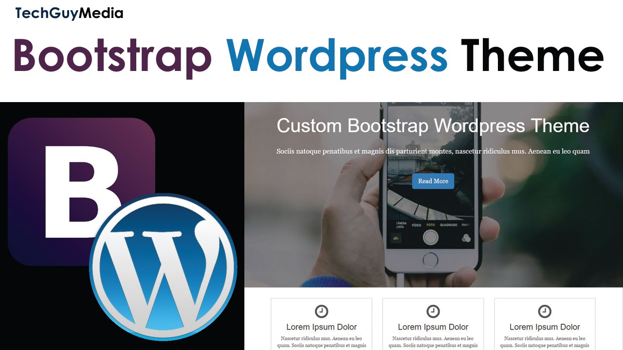 Wordpress Theme With Bootstrap [9] - Theme Customizer - YouTube
