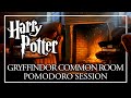 STUDY in the GRYFFINDOR COMMON ROOM - Pomodoro Session - Harry Potter ASMR