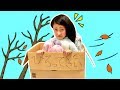 【ひょっこりはん】ごっこ遊び★どうか拾ってください！ゆうなをダンボールで宅配便しちゃおう！おゆうぎ 楽しい普段遊び❤︎きらりゆう❤︎
