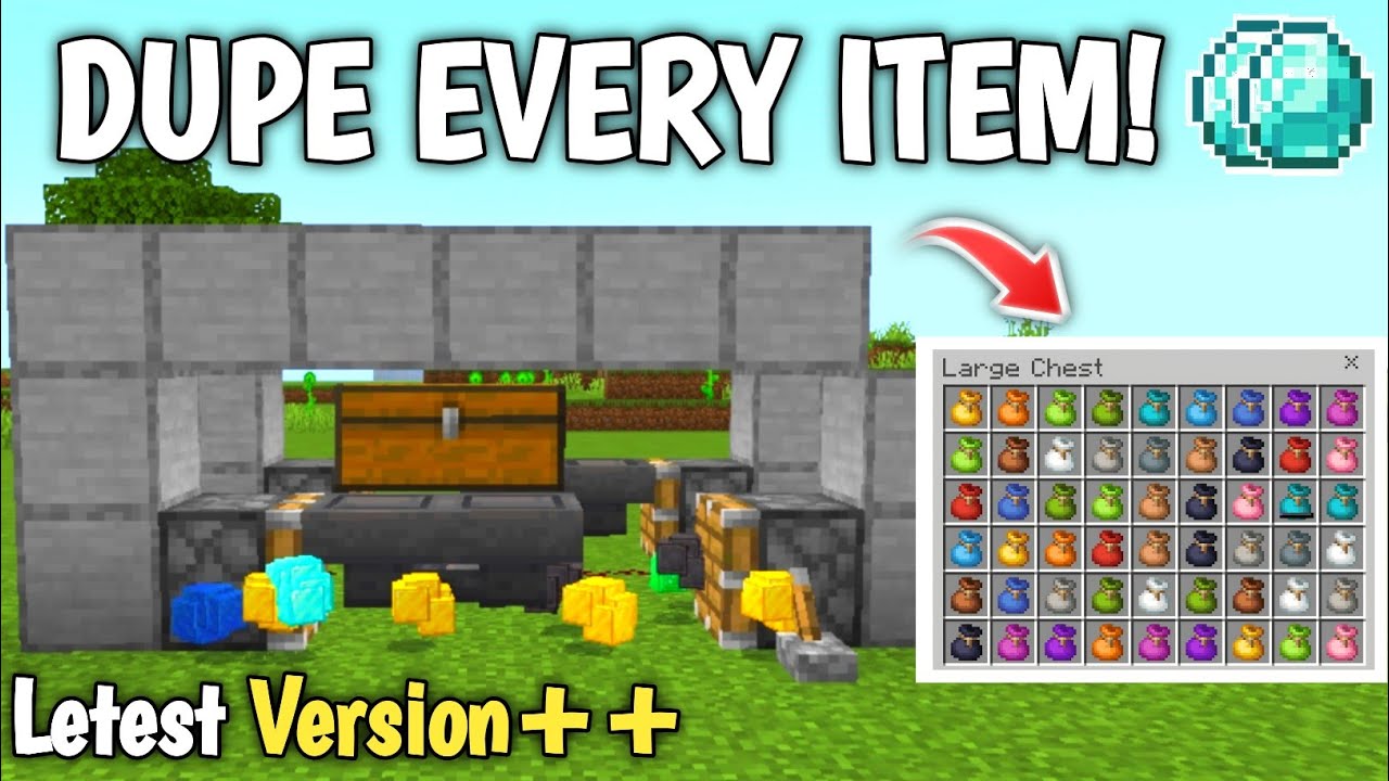 NEW EASY DUPLICATION GLITCH|| Minecraft [Bedrock And Pocket Edition 1.21++]