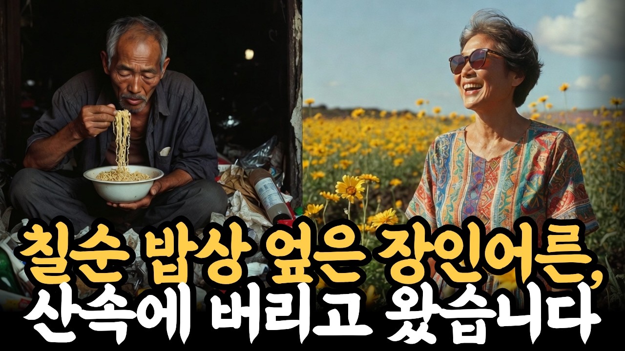칠순 밥상 엎은 장인어른, 산속에 버리고 왔습니다 #드라마