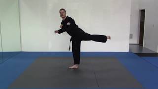 Stationary Side Kick N/S/E/W (Green Stripe)