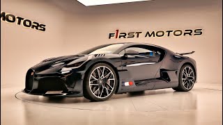 BUGATTI DIVO $8M 1,500HP MONSTER Start Up Exhaust SOUND Closer Look at F1RST MOTORS DUBAI