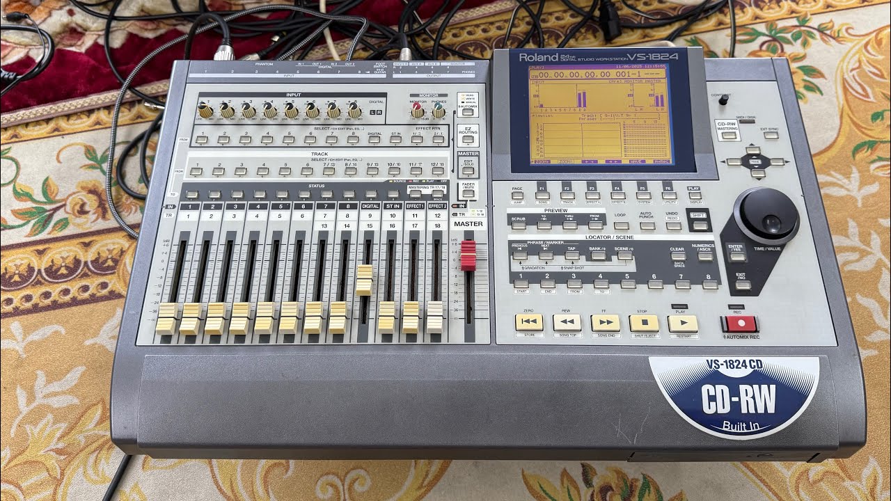 Roland VS-1824CD デジタルミキサー Roland VS-1824 CD Multi Track Digital Recorder Lightly Player | eBay