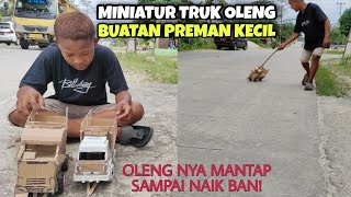 Truk oleng buatan preman kecil || Oleng nya bisa sampai naik ban!