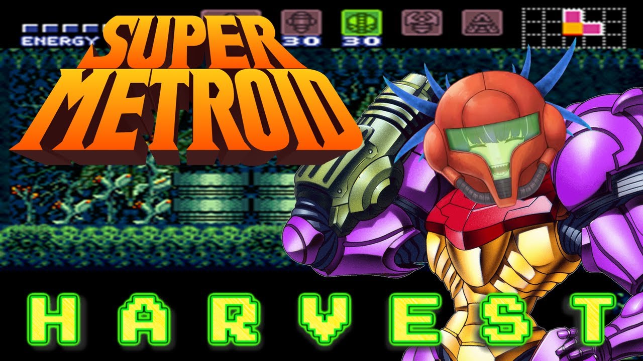 Super Metroid: HARVEST pt2: Sadly rolling around cos my ball got nicked [ VTUBER ]
