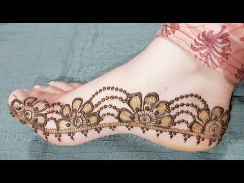 Easy Beautiful Feet Mehndi Design 2019 Simple Foot Mehndi Design