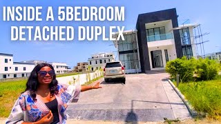 Inside a 5bedroom Detached Luxury Duplex in Lekki phase1