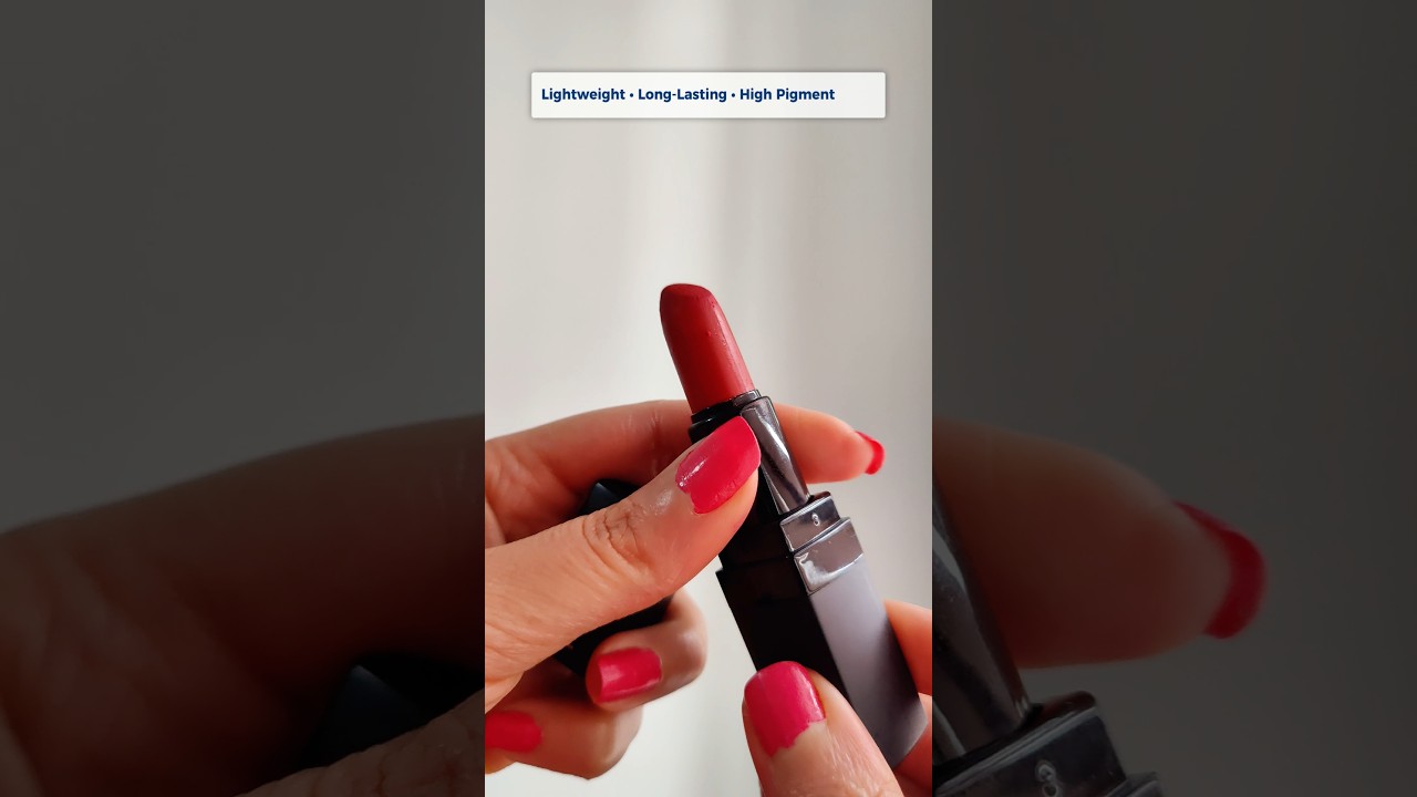 Velvet Red Lips in One Swipe! 💄 Nelf Sizzle Red – Bold, Pigmented & Long-Lasting 🔥 