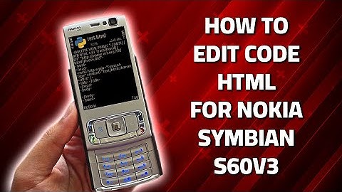 how to create website for nokia Symbian s60v3