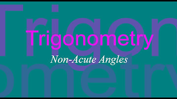 Trigonometry: Angles in the 4th Quadrant