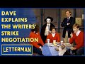 Dave Explains The Writers&#39; Strike With The Peace Through Dramatization Players | Letterman