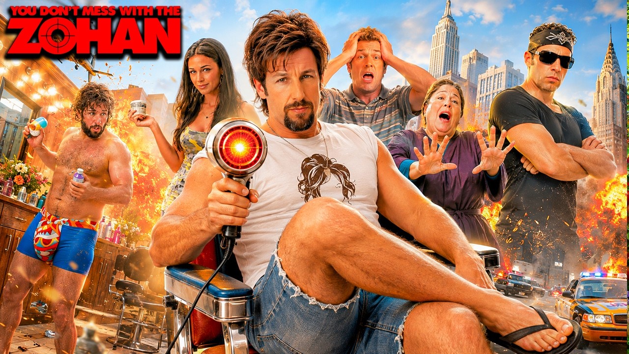 You Don't Mess with the Zohan | Best Comedy Action Movie | Adam Sandler, John Turturro | Full HD