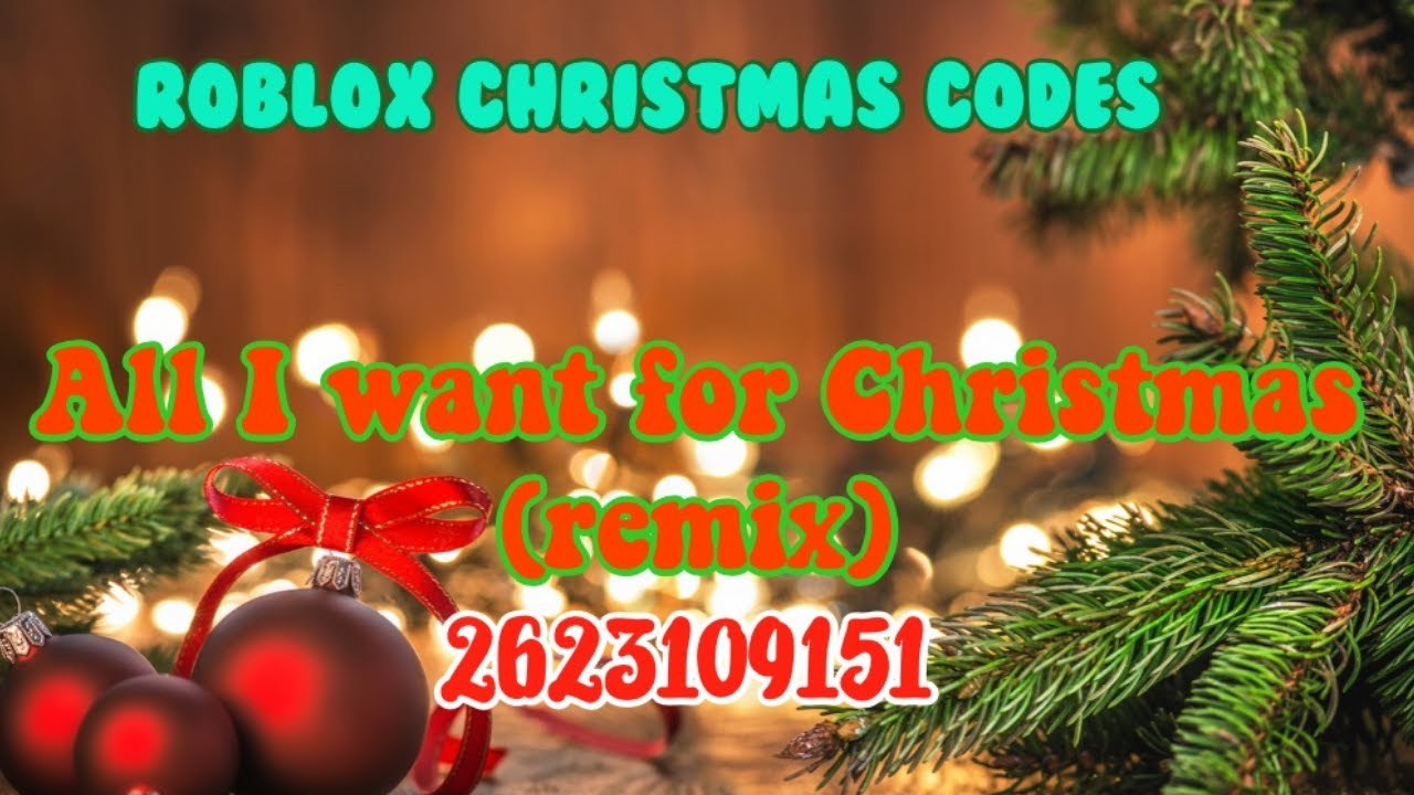 All I Want for Christmas is OOF Roblox ID - Roblox music codes