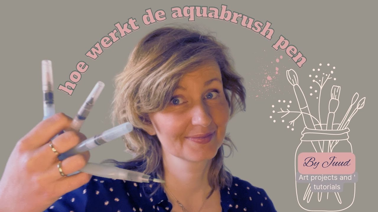 Hoe werk je met een waterverf brushpen (Dutch full length version)