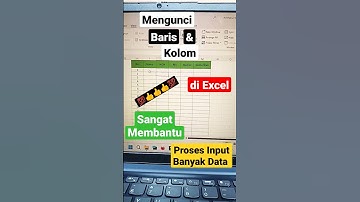 Cara Mengunci Baris & Kolom Excel#shorts #shortsfund #shortsvideo #shortsfeed #short #shortfeed