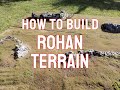 How to build a rohan themed gaming board middle earth terrain