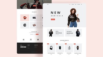 Responsive Ecommerce Website 🛒  Using HTML CSS JAVASCRIPT | Mobile First