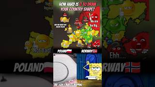 How Hard Is It To Draw Your Country Shape?