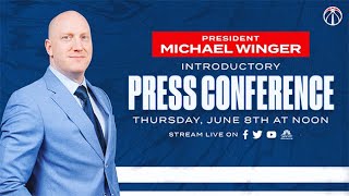 Michael Winger Introductory Press Conference screenshot 3
