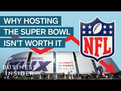 Video: Ali gostiteljska mesta dejansko zaslužijo velike športne prireditve, kot sta Super Bowl?