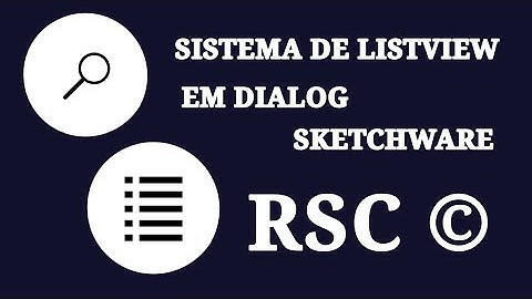 SKETCHWARE MOD LISTVIEW EM DIALOG SEARCH (LISTMAP)