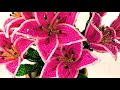 Цветы из бисера от Ольги М.Как сделать азалию из бисера своими руками