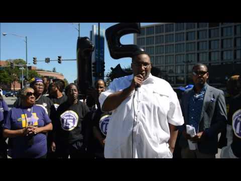 Chicago Alderman Jason Irving Supports Mt Sinai Hospital Workers In Fight for $15