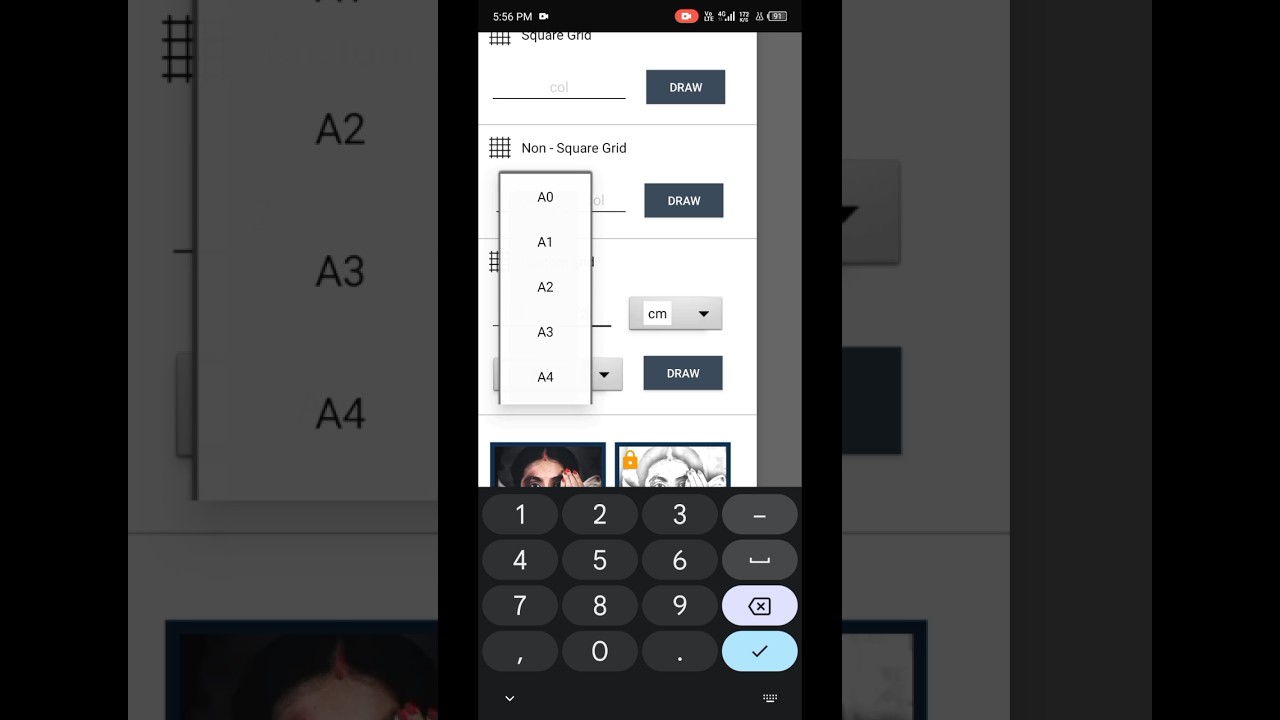 how to use grid art app 