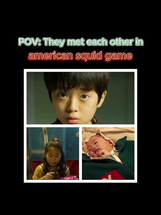 POV: They met each other in american squid game | Kang Cheol | Seong Ga-Yeong | player222 | Gi-hun