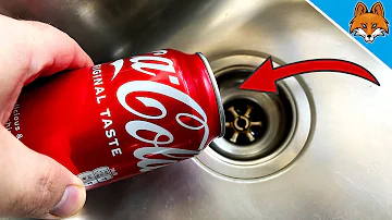 Wie lange Cola im Abfluss lassen?