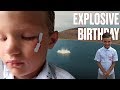 💥 EXPLOSIVE BIRTHDAY | BLOWING UP TANNERITE AND GETTING STITCHES | BOOM GOES THE BIRTHDAY 🎉