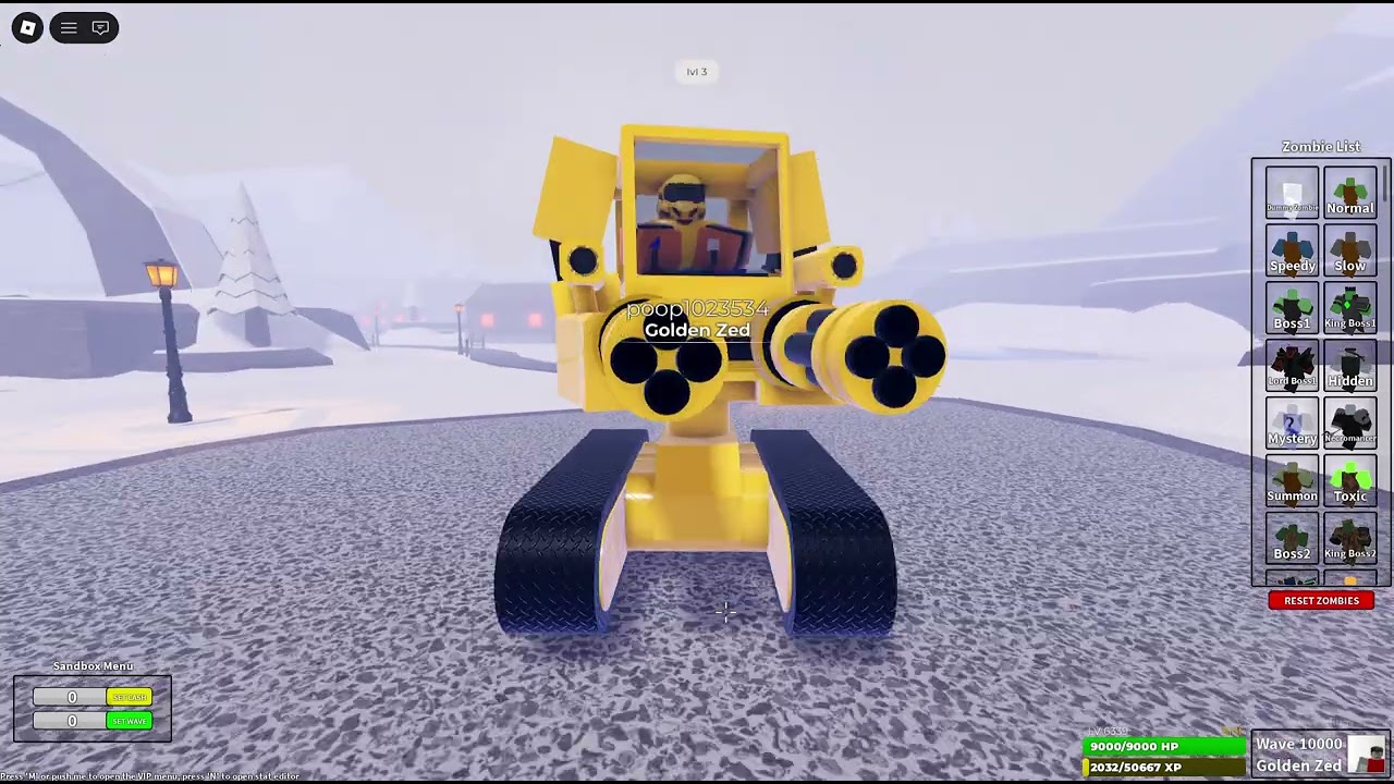 Showcasing Version 1 Golden Zed! | Roblox TBBF