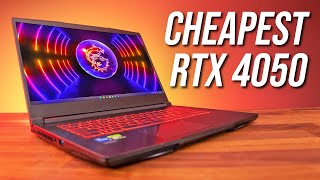 the cheapest rtx 4050 gaming laptop - msi gf63 review 2023
