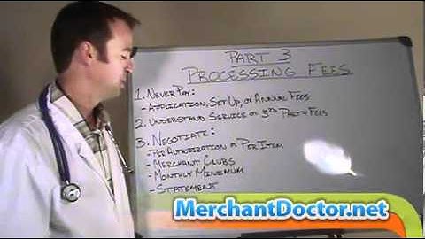 Credit Card Processing Statement PART 3 of How to Read Your Credit Card Merchant Statement