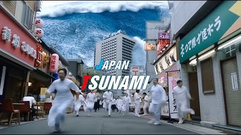 Mega Tsunami 2025 Hits Japan | Monster Waves Destroys The Cities | Tsunami Movie