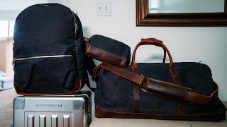 Double Oak's Newest Travel Bags | Weekender, Backpack & Dopp Kit Content