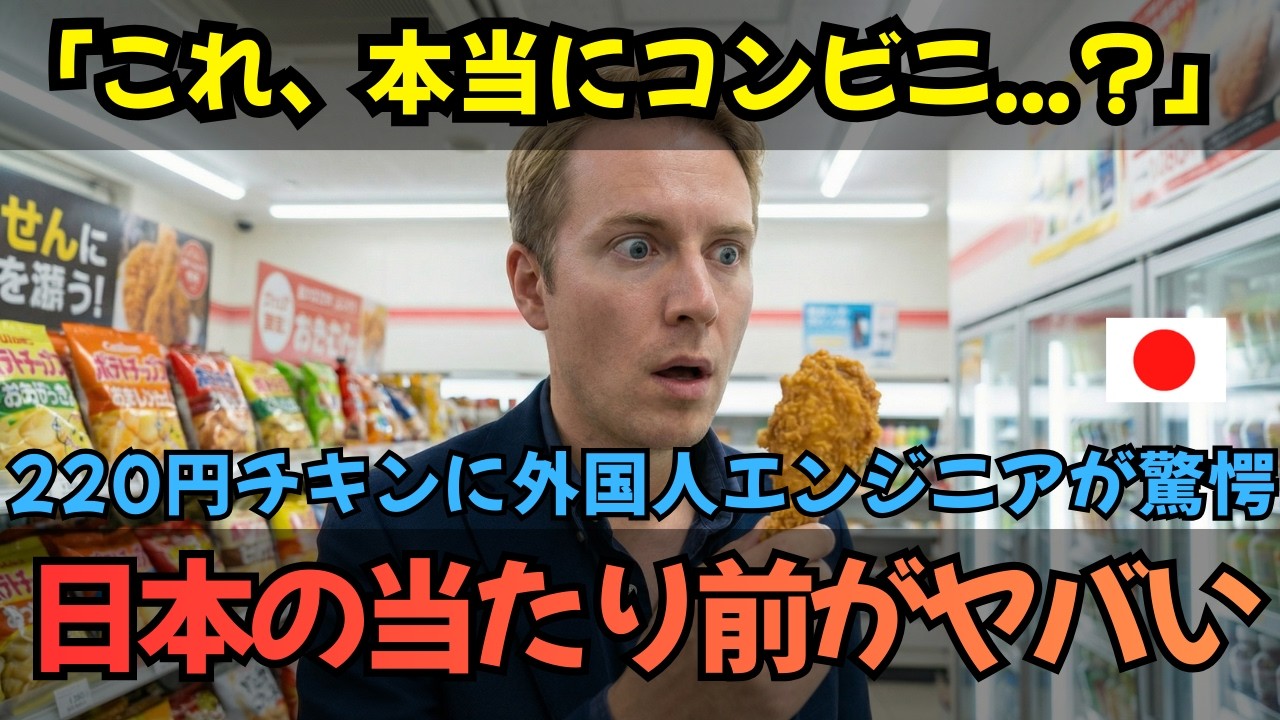 「これ、コンビニだよね？」 日本のフライドチキンを食べた外国人 母国との違いに絶句した理由｜海外の反応｜ホットスナック
