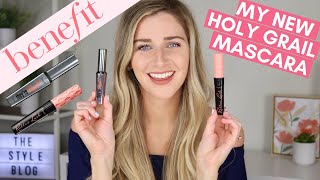 Benefit Mascara Showdown | THEY'RE REAL vs  ROLLER LASH + All-Day Wear Test & Drugstore Dupes