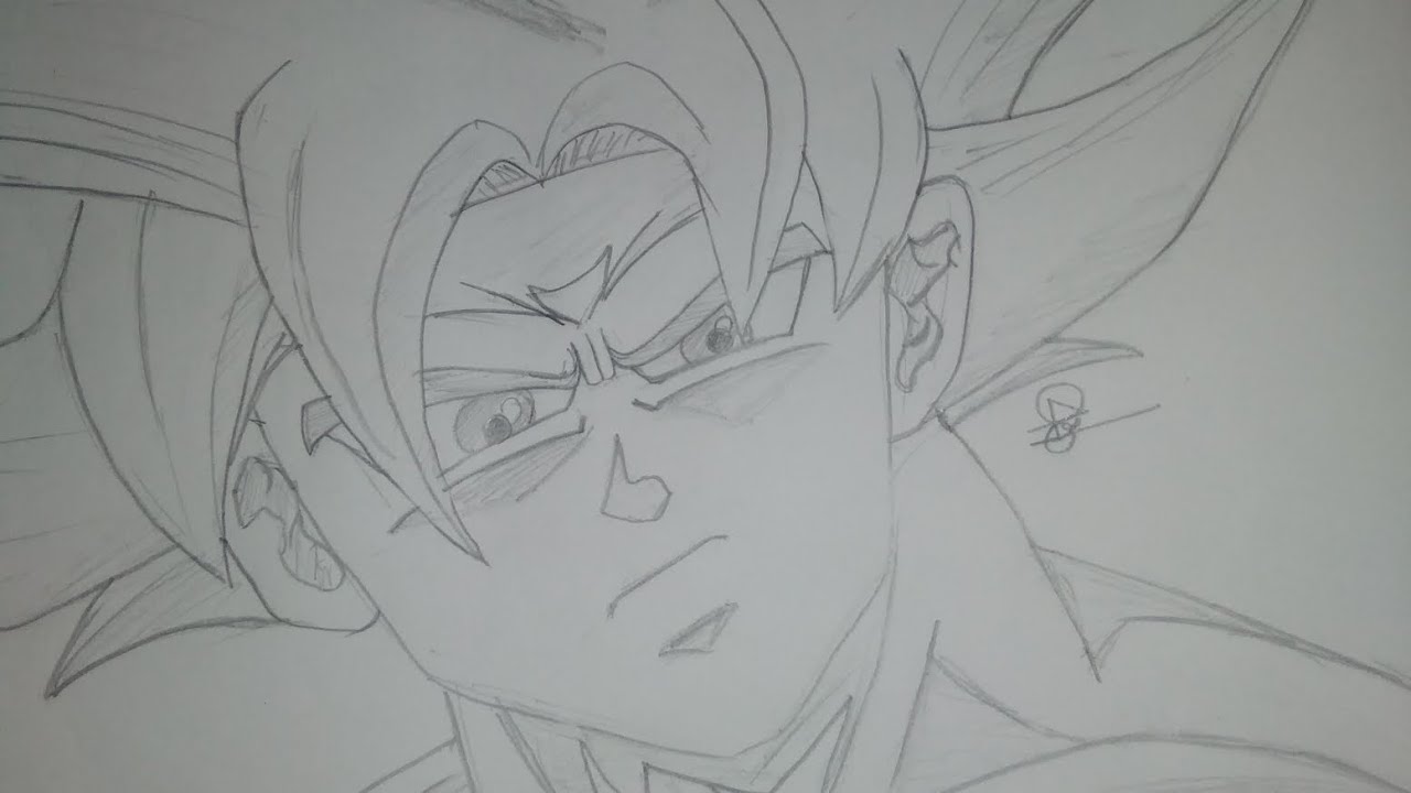 How to draw goku mastered ultra instinct | step by step | easy tutorial ...